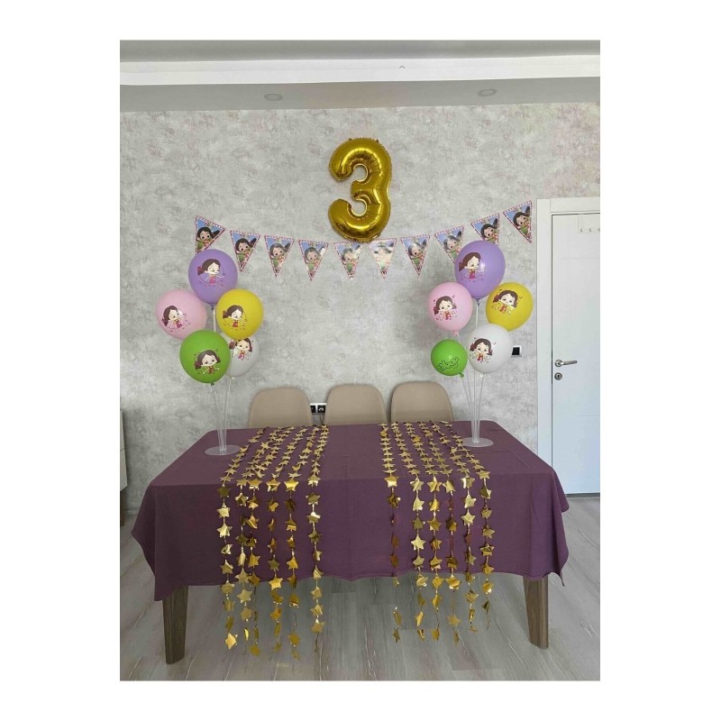 100'LÜ PAKETTE BASKILI NİLOYA BALON (50/PKT)
