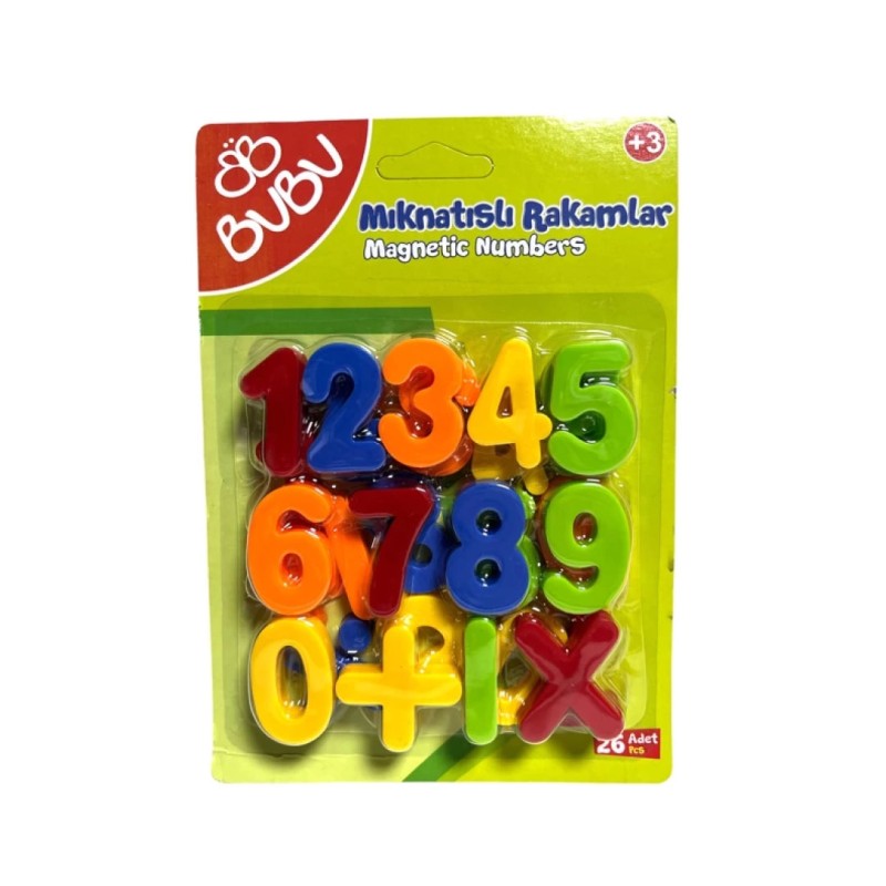 25 PARÇA MIKNATISLI RAKAM (216)