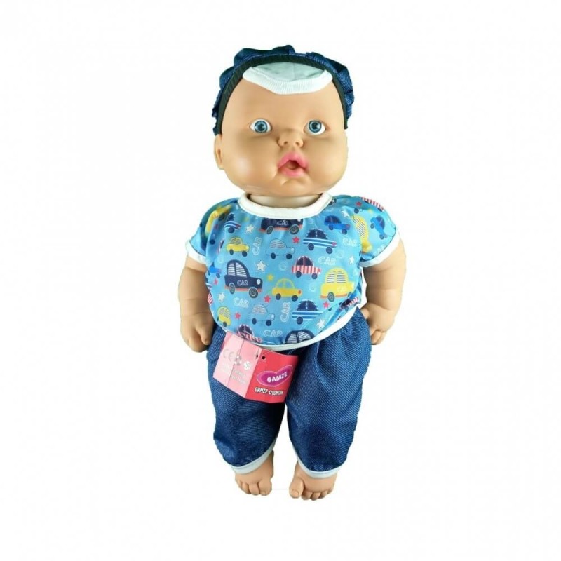 40 CM SESLİ TOMBUL KEL BEBEK (60)