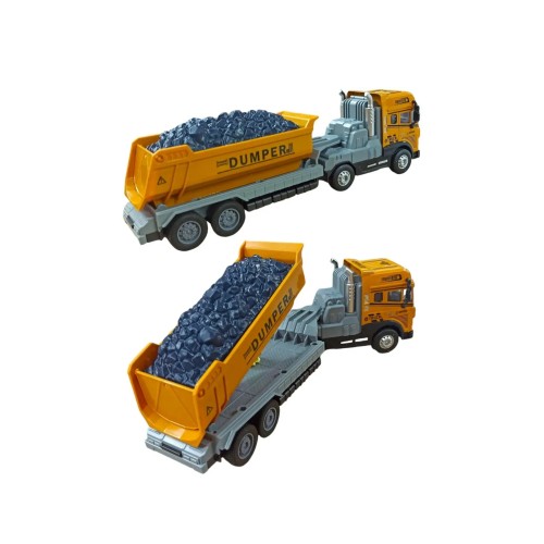 6'LI PAKETTE 1:24 METAL DORSELİ TIR (36)