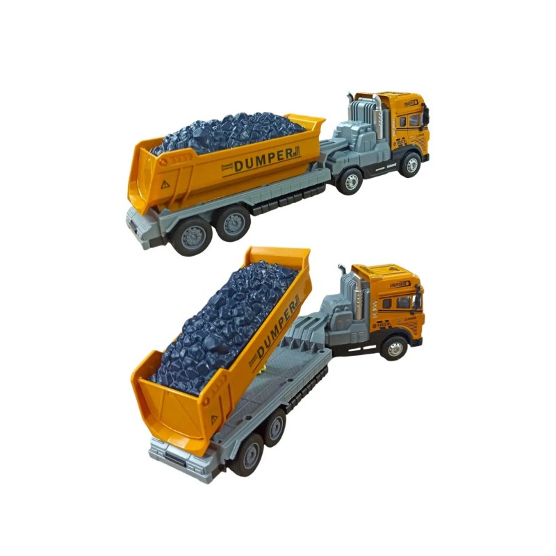 6'LI PAKETTE 1:24 METAL DORSELİ TIR (36)
